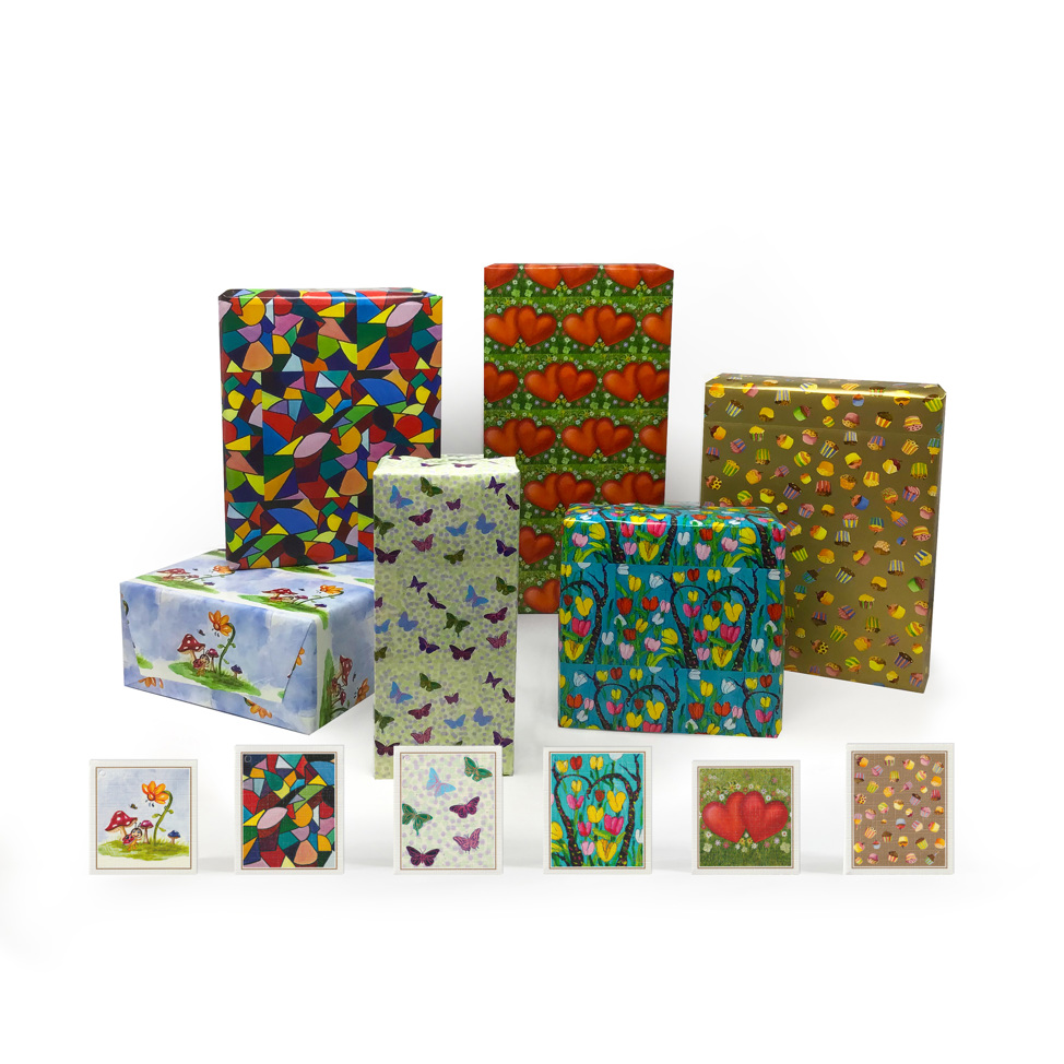 2022 Spring Wrapping Paper Gift Tags