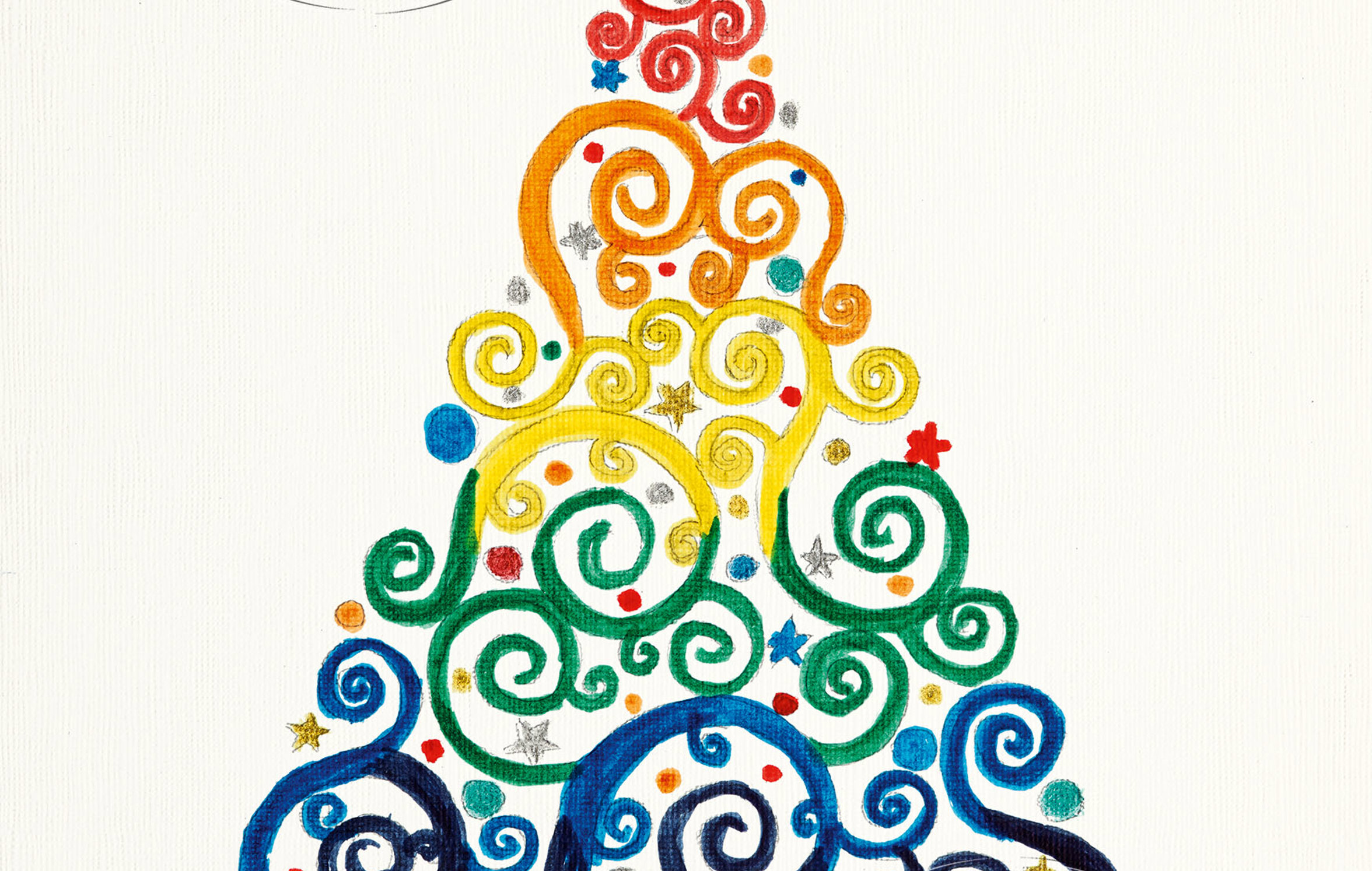 Rainbow Christmas tree MFPA