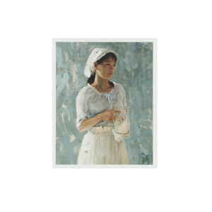2023 Prints Girl With Glass Jug
