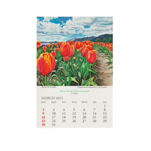 2024 Square Canvas Calendar Mar 2025