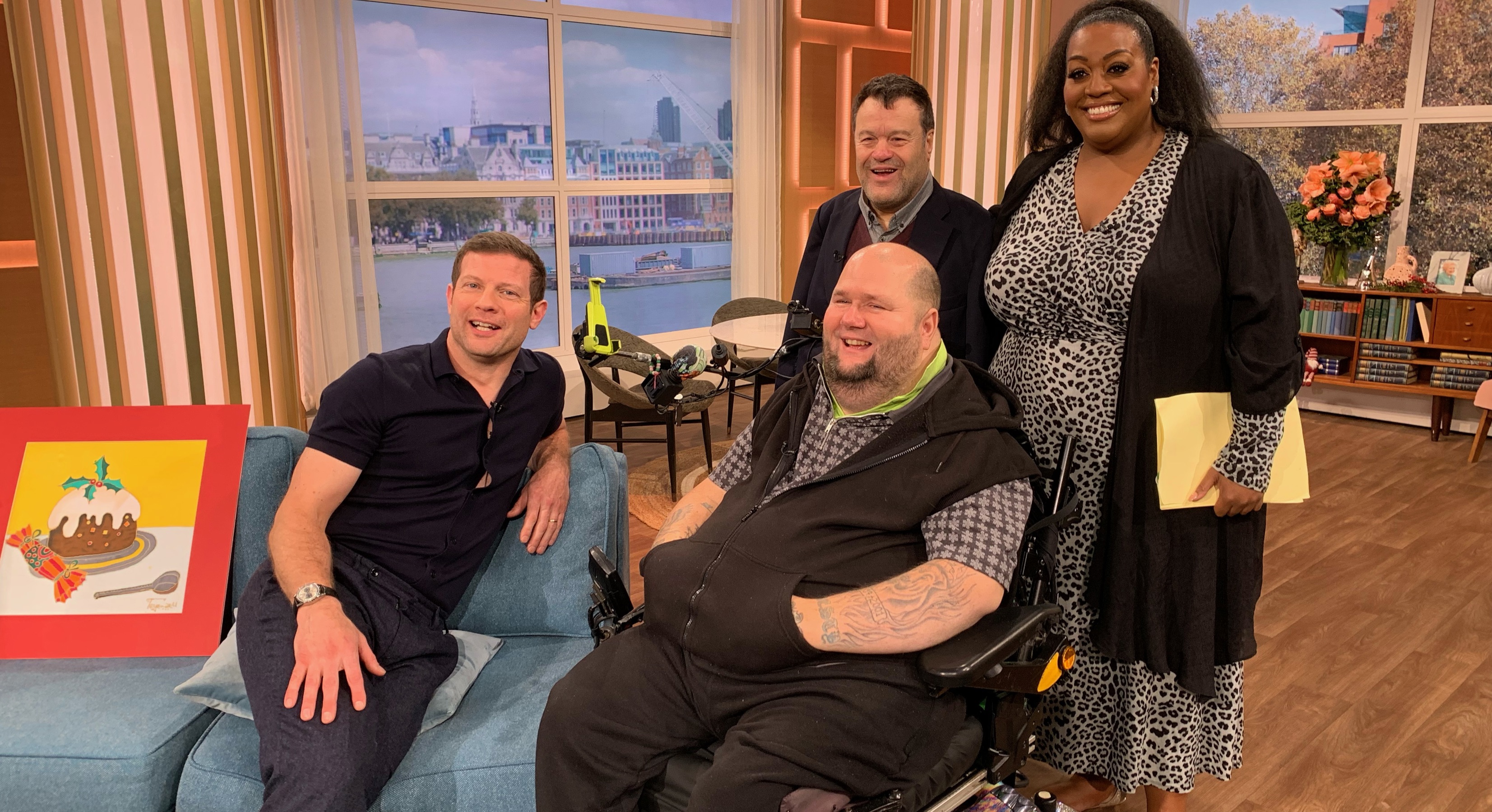 Tom And Bazza With Alison Hammond And Dermot O’Leary