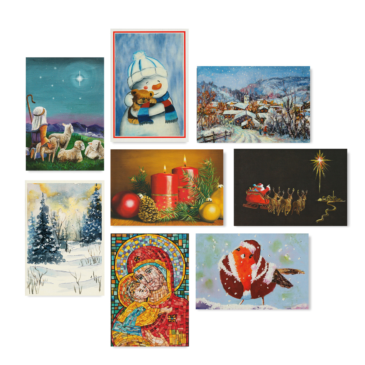 2025 Christmas 8X Cards Customer Set