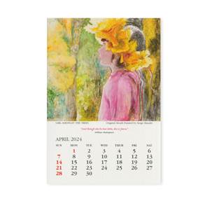 2024 Desk Calendar April