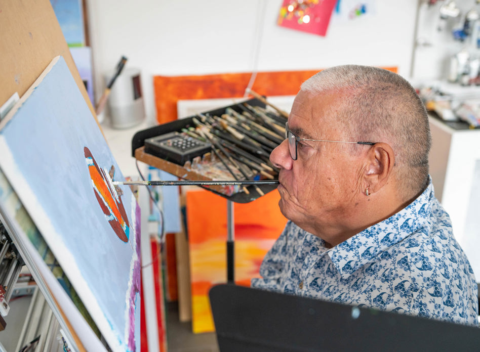 Rob Trent Robin Christmas Card 1