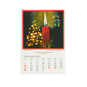 2024 Square Canvas Calendar Dec 2025