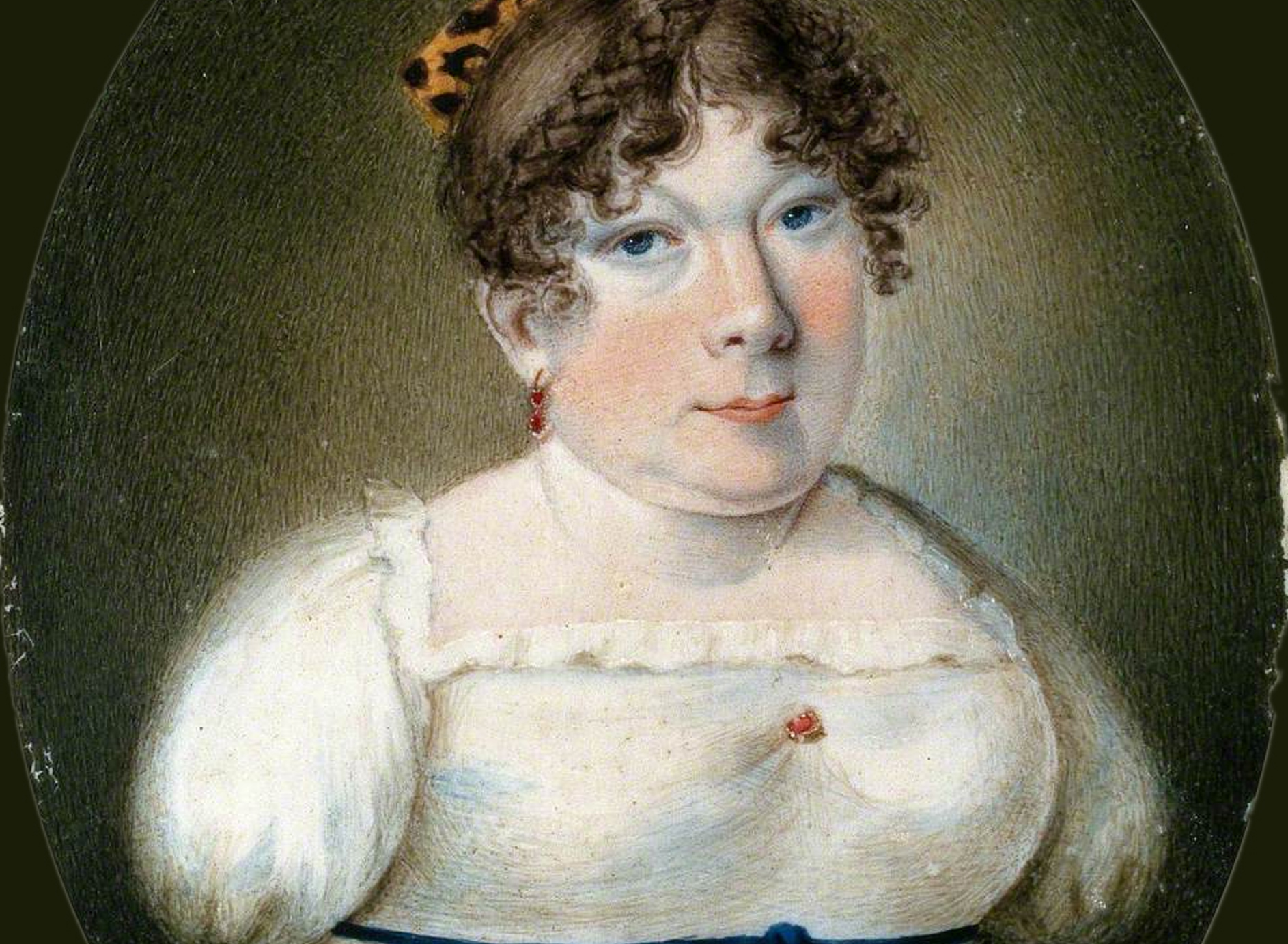 Self Portrait By Sarah Biffin Cropped