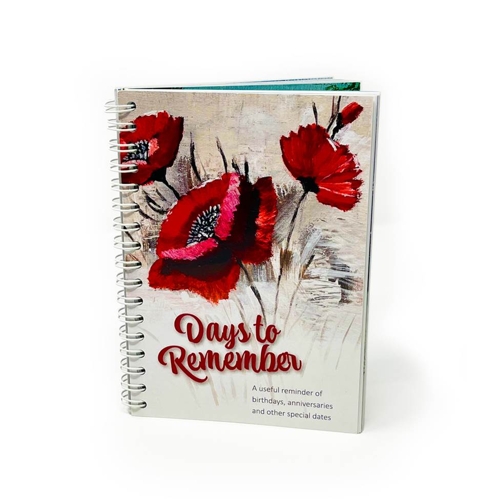 2022 Square Canvas Days To Remember Book
