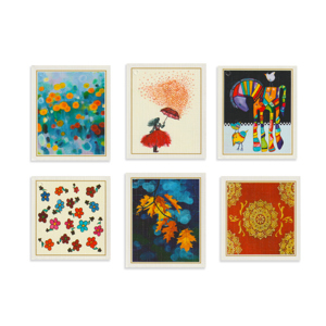 2025 Square Canvas Spring Gift Wrap Tags