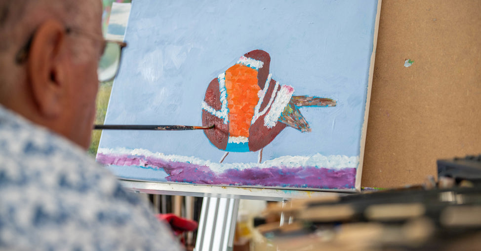 Rob Trent Robin Christmas Card 3