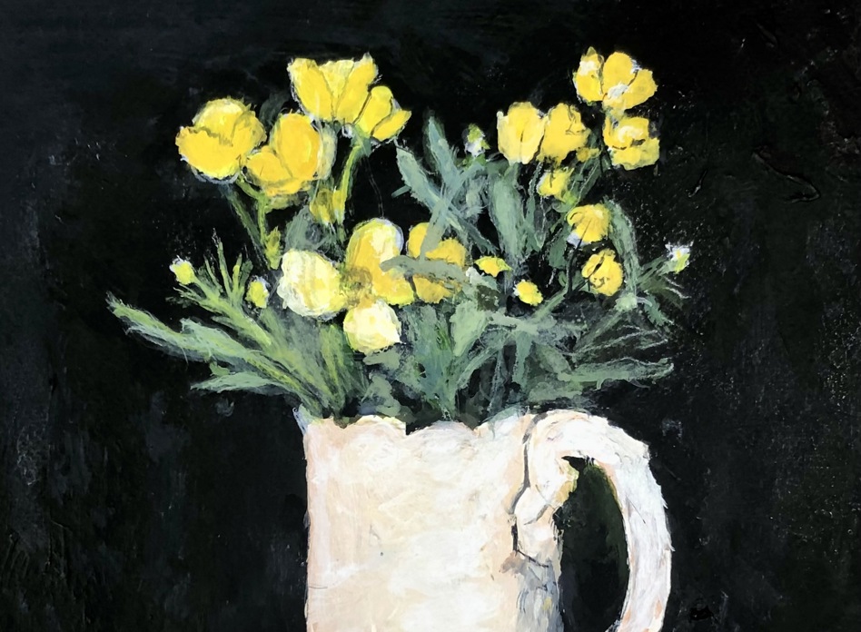 Jug of buttercups