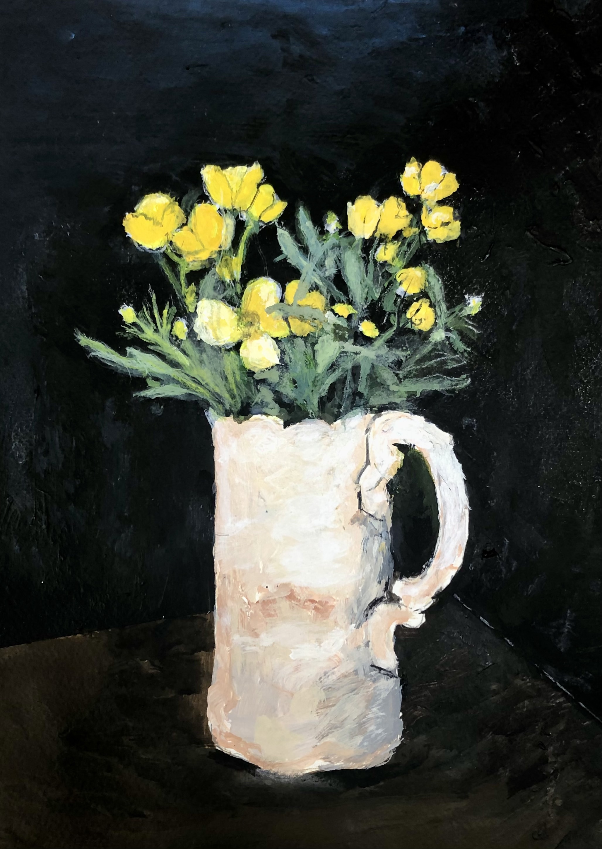 Jug of buttercups