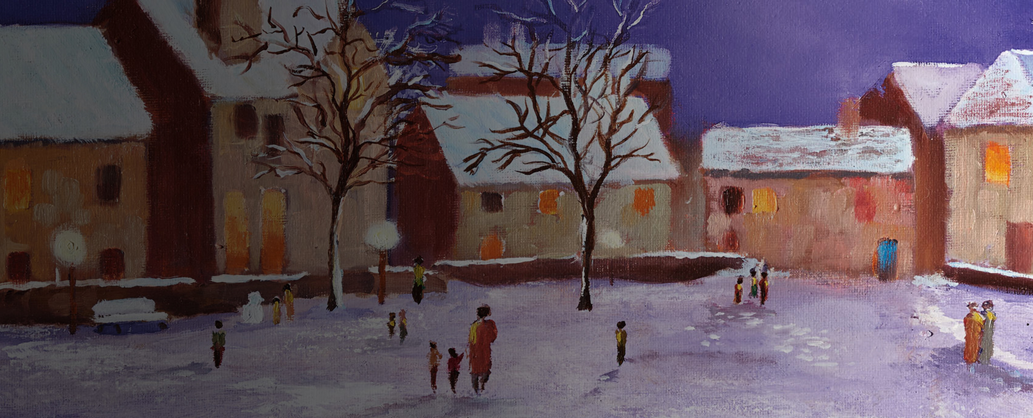 MFPA Artwork Slider Snowy Village Robert Trent