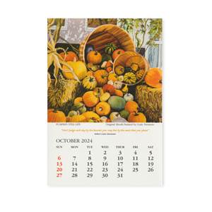 2024 Desk Calendar Oct