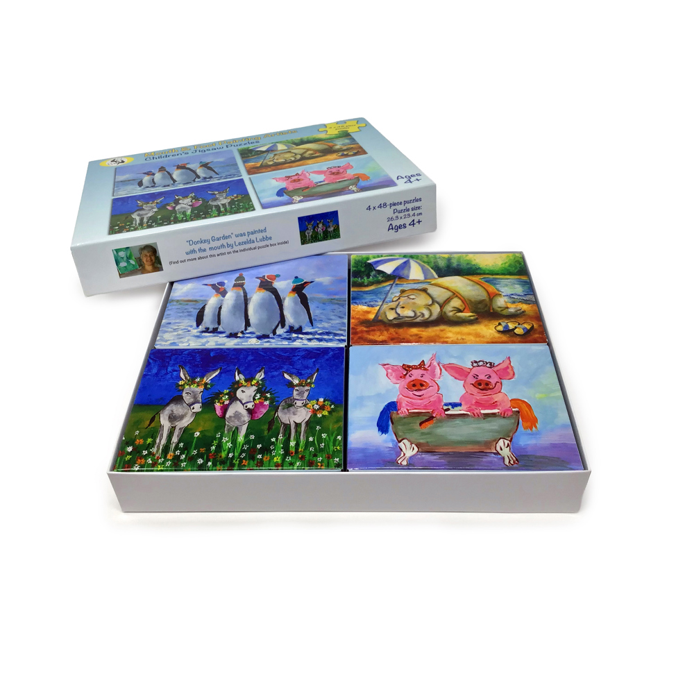 2026 Children 4In1 Jigsaw Puzzles Open