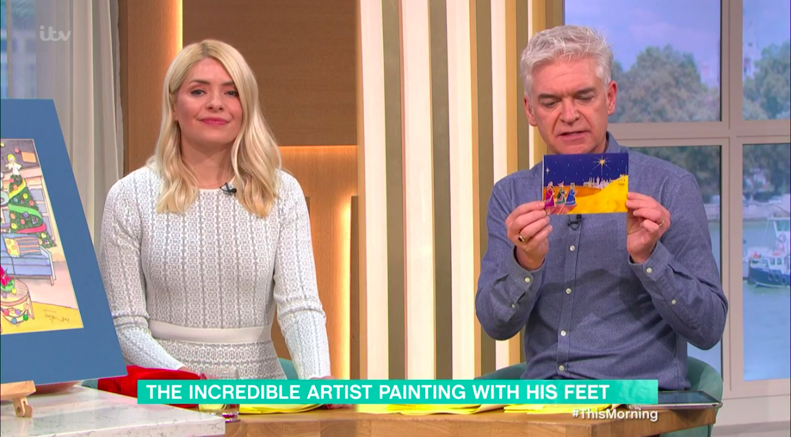 Phil And Holly In The Studio