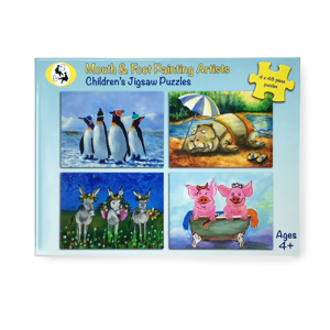 2026 Children 4In1 Jigsaw Puzzles