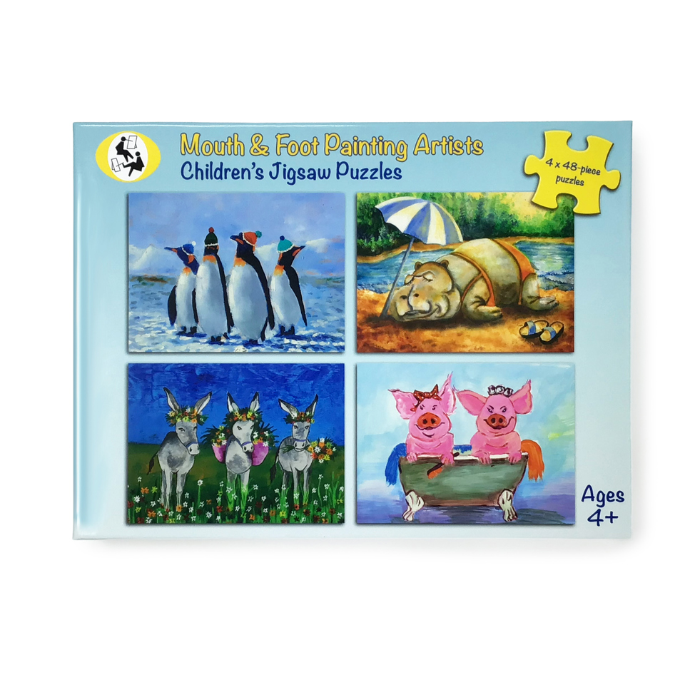 2026 Children 4In1 Jigsaw Puzzles