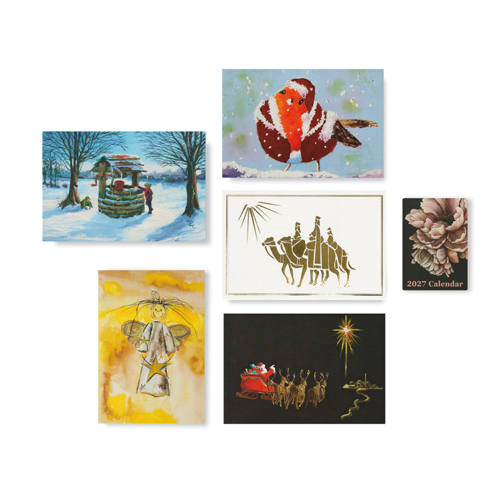 2026 Set 5 Christmas Cards And 2027 Pocket Calendar