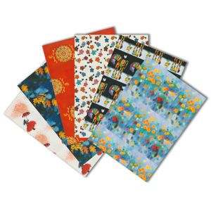 2025 Square Canvas Spring Gift Wrap Fan