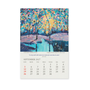 2027 Calendar Square Canvas Sept