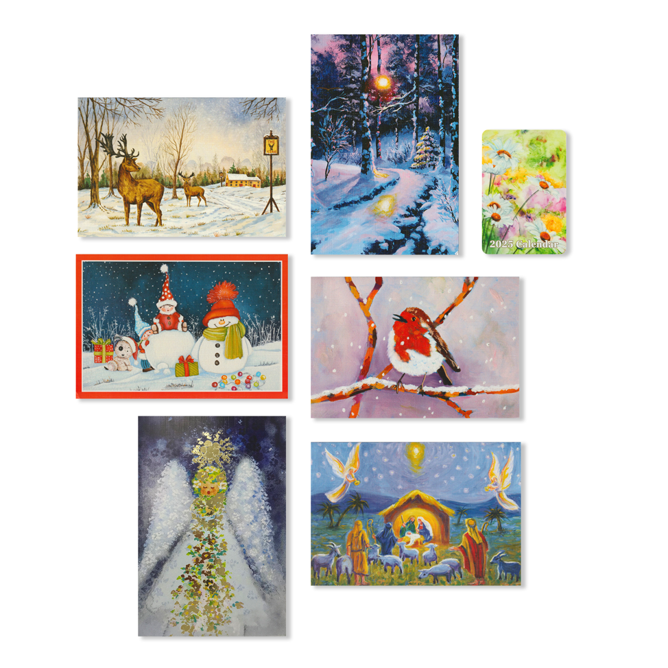 2024 6 Cards & Pocket Calendar Set